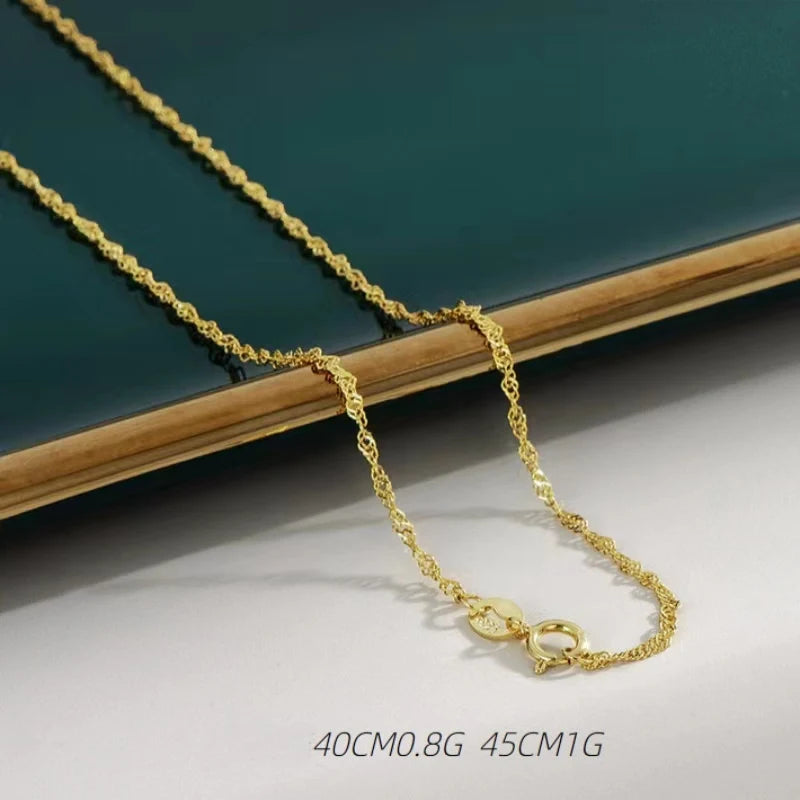 High Quality 925 Silver Fine Jewelry Custom Gold Rose Gold Cuban Link Chain Necklaces for Women Men 925 Sterling Silver Jewelry