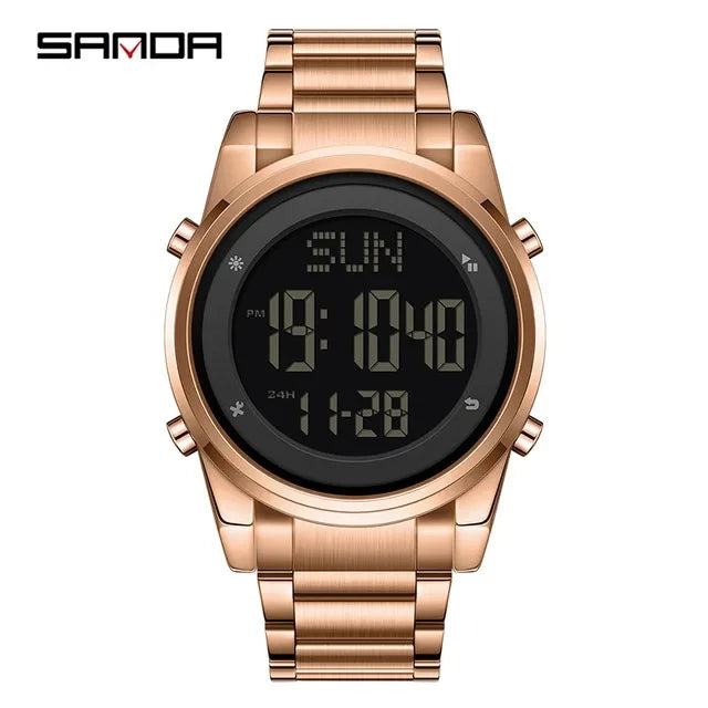 Montre-bracelet homme – Cadran en verre, Quartz et luxe