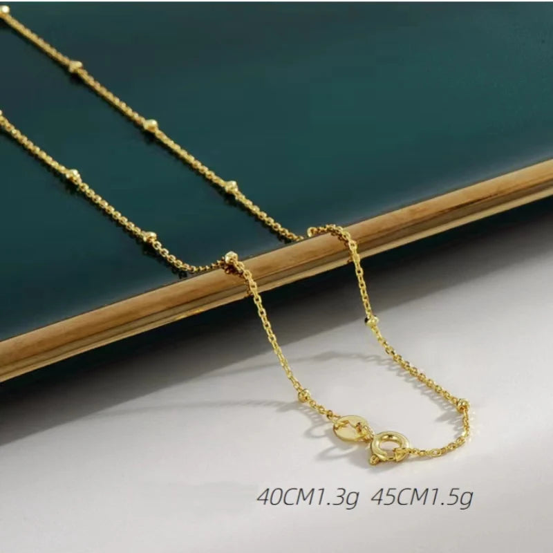 High Quality 925 Silver Fine Jewelry Custom Gold Rose Gold Cuban Link Chain Necklaces for Women Men 925 Sterling Silver Jewelry