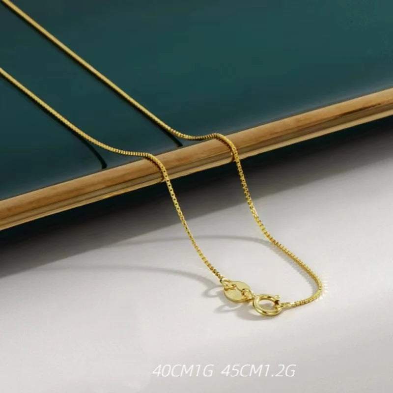 High Quality 925 Silver Fine Jewelry Custom Gold Rose Gold Cuban Link Chain Necklaces for Women Men 925 Sterling Silver Jewelry