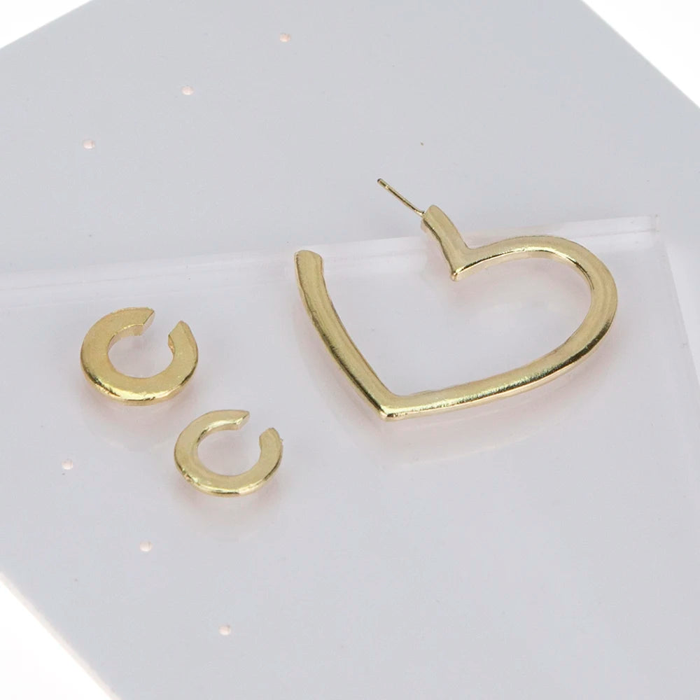 Fashion Gold Earrings Heart Jewelry for Women Wholesale N910255