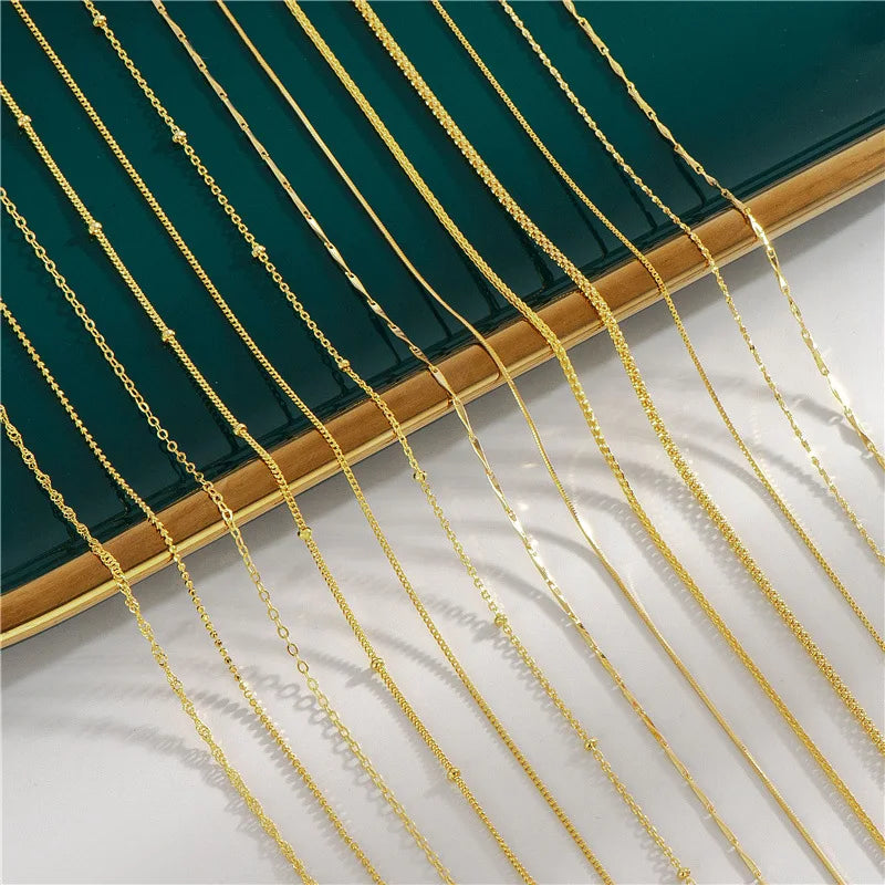 High Quality 925 Silver Fine Jewelry Custom Gold Rose Gold Cuban Link Chain Necklaces for Women Men 925 Sterling Silver Jewelry