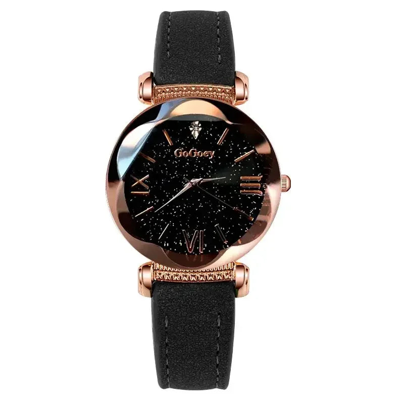 Femmes montres Montre pour femmes dames ciel étoilé Quartz Montre-bracelet Montre Femme Reloj Mujer Horloges Vrouwen Relógio horloges