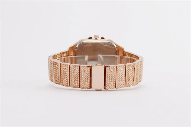 2025 montres de mode pour hommes femmes glacé montre homme luxe diamant montre unisexe montres à Quartz Relogio cadeau livraison directe