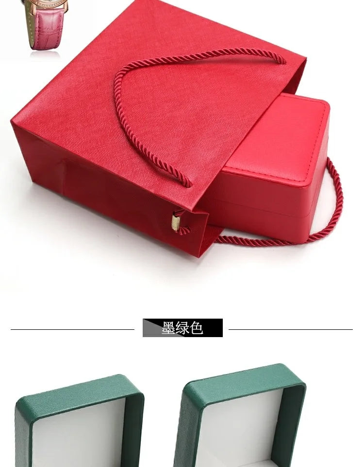 Boîte de rangement de montre en PU pour homme, vitrine de montre unique, support de montre-bracelet, bijoux de voyage, cadeau d'évaluation