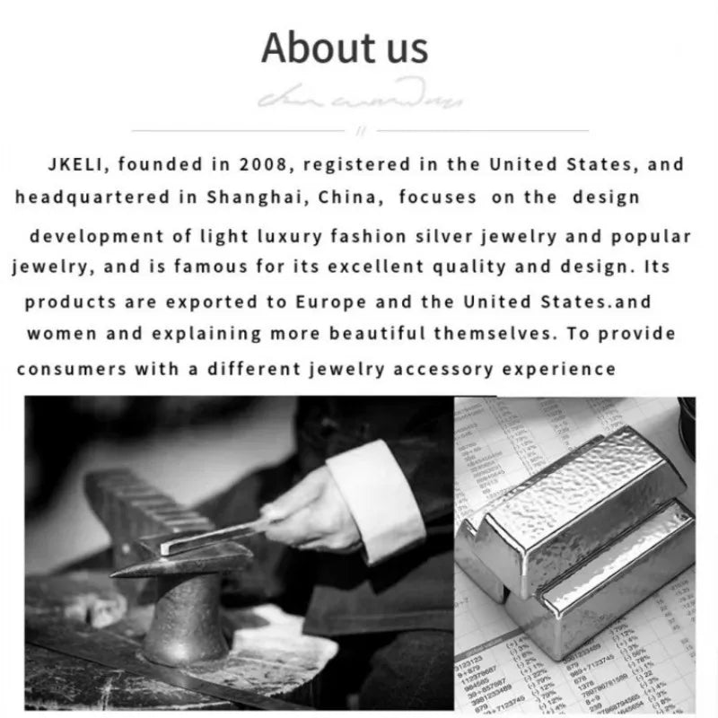 Jkeli – collier en argent Sterling 925 plaqué or 18 carats, chaîne de clavicule en Zircon scintillant unique pour femmes, bijoux de mariage