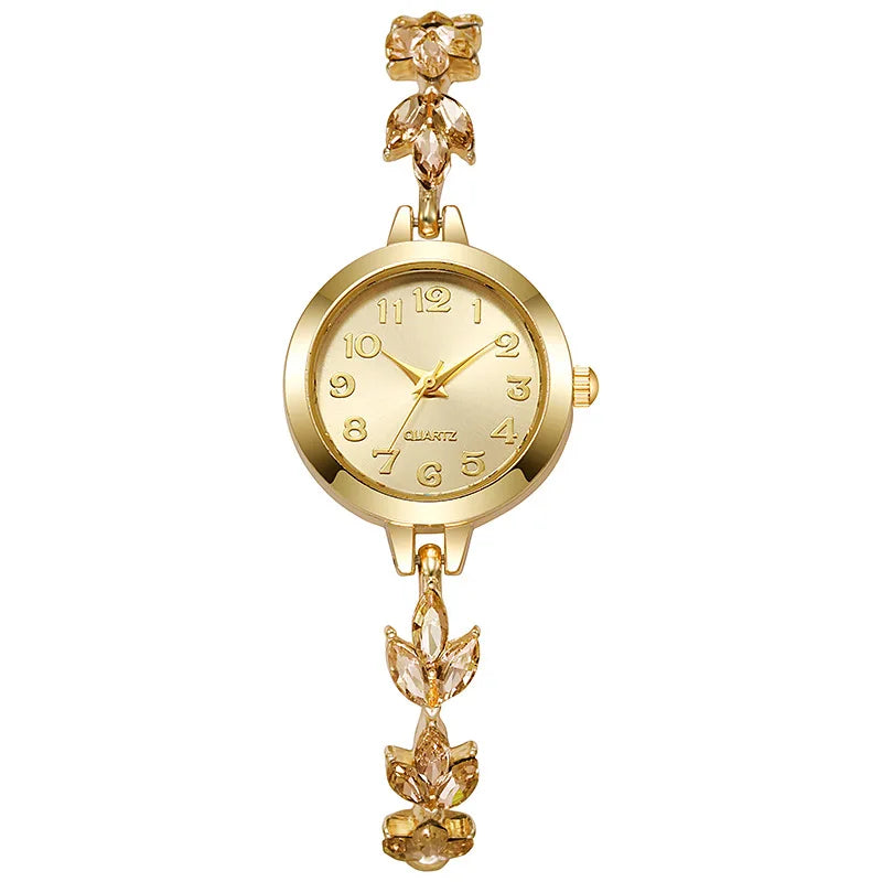 Montre Genève dorée pour femme, montre-bracelet de créateur, marque supérieure, mode de luxe, 2024