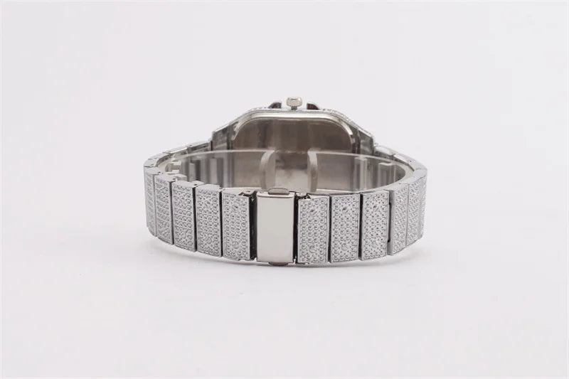 2025 montres de mode pour hommes femmes glacé montre homme luxe diamant montre unisexe montres à Quartz Relogio cadeau livraison directe