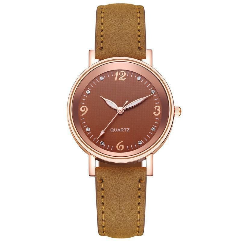 Women's watches with leather straps, luxury watches, quartz watches, casual wristwatches for women