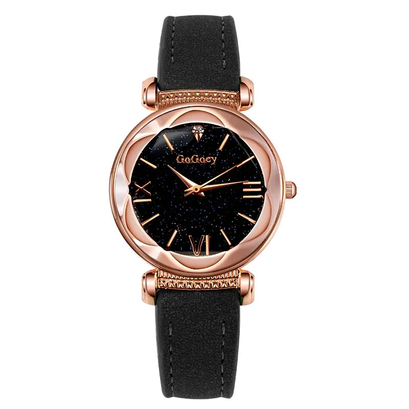 Femmes montres Montre pour femmes dames ciel étoilé Quartz Montre-bracelet Montre Femme Reloj Mujer Horloges Vrouwen Relógio horloges