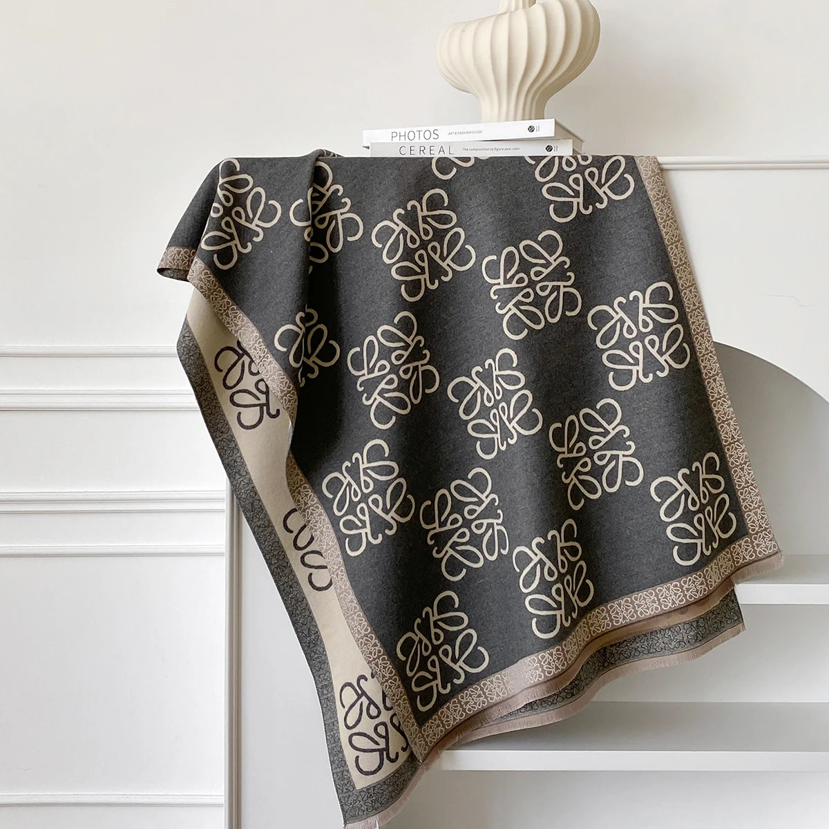 Écharpe chaude d'hiver en cachemire pour femmes de marque de luxe 2025, châle Pashmina, Hijab, étole de voyage, Echarpe, couverture épaisse et chaude