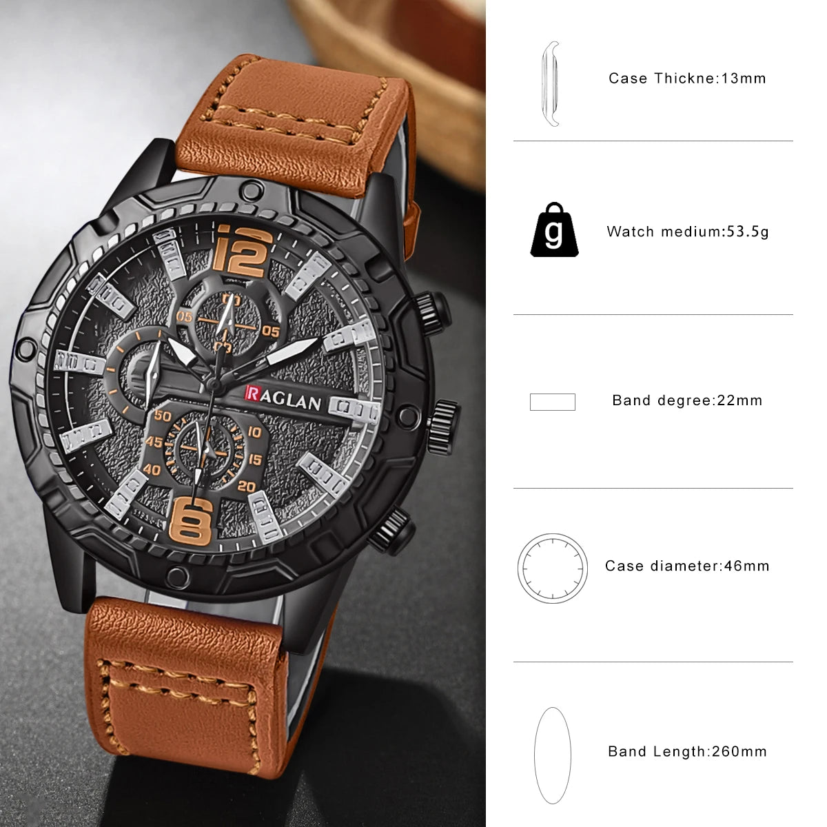 Montre-bracelet homme – Cuir, luxe et design moderne