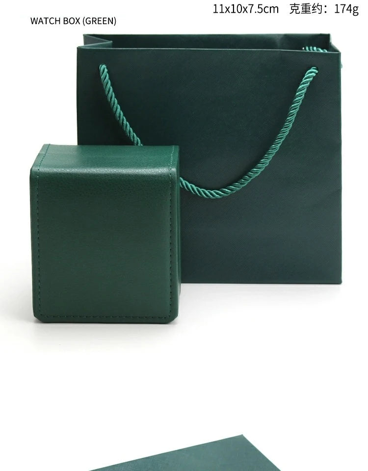 Boîte de rangement de montre en PU pour homme, vitrine de montre unique, support de montre-bracelet, bijoux de voyage, cadeau d'évaluation