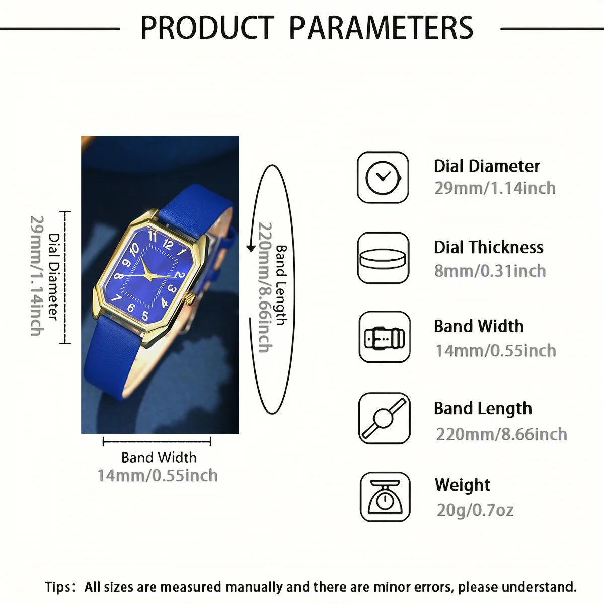 Montres carrées de luxe pour femmes, montre-bracelet à quartz pour dames, ensemble de bijoux classiques simples, marque de mode, 6 pièces, 5 pièces, 1 pièce