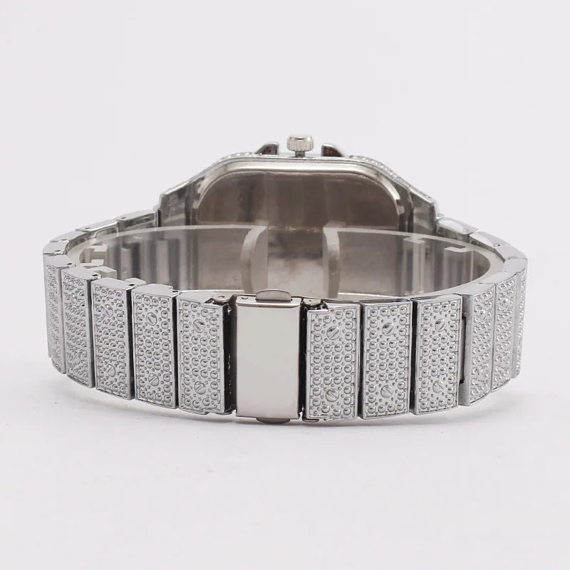 2025 montres de mode pour hommes femmes glacé montre homme luxe diamant montre unisexe montres à Quartz Relogio cadeau livraison directe