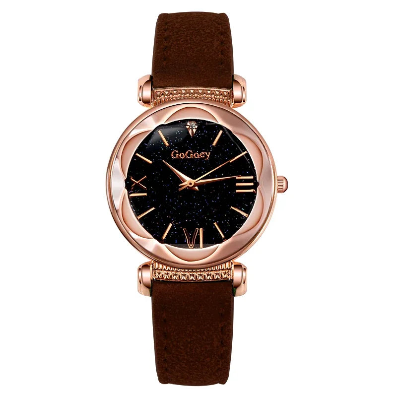Femmes montres Montre pour femmes dames ciel étoilé Quartz Montre-bracelet Montre Femme Reloj Mujer Horloges Vrouwen Relógio horloges