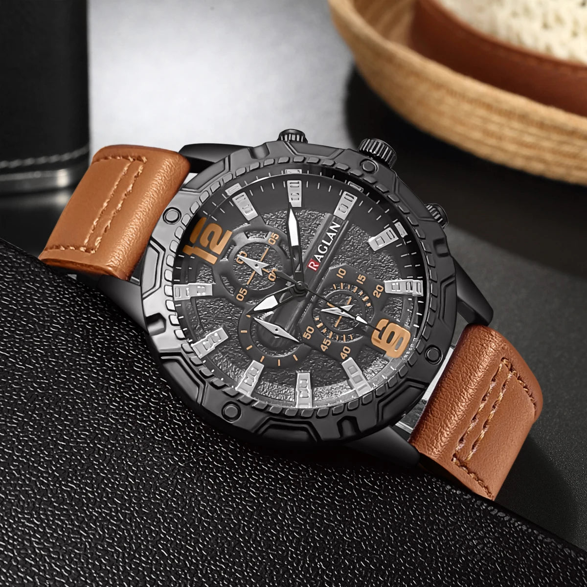 Montre-bracelet homme – Cuir, luxe et design moderne