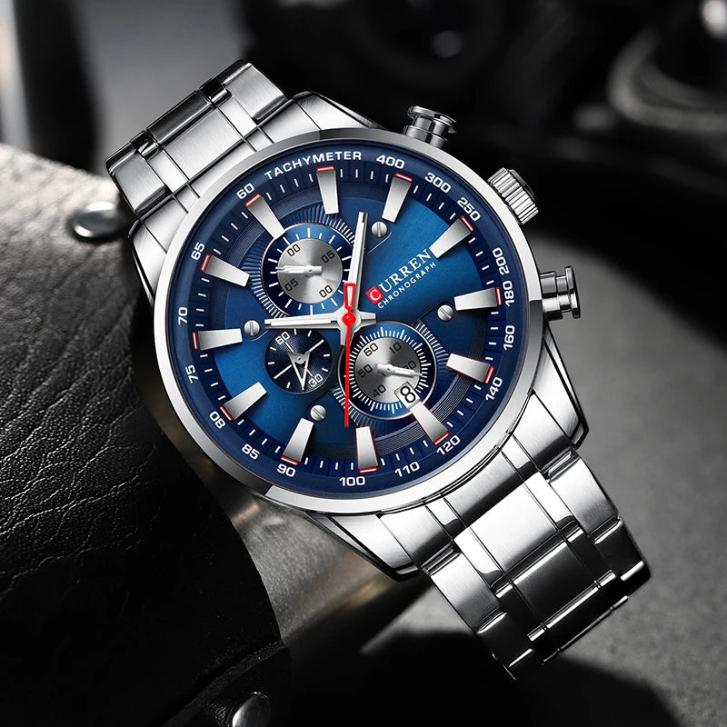 Montre homme Istro REN – Chronographe, date et design moderne