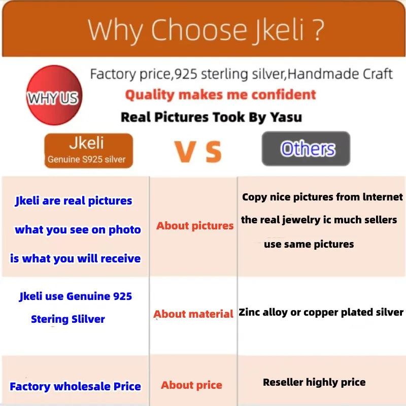 Jkeli – collier en argent Sterling 925 plaqué or 18 carats, chaîne de clavicule en Zircon scintillant unique pour femmes, bijoux de mariage