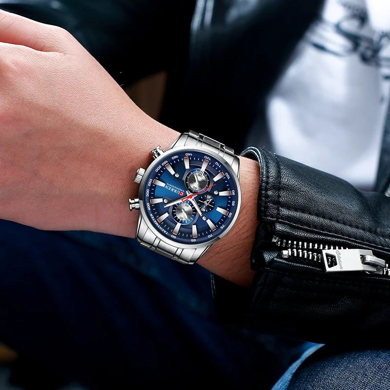 Montre homme Istro REN – Chronographe, date et design moderne
