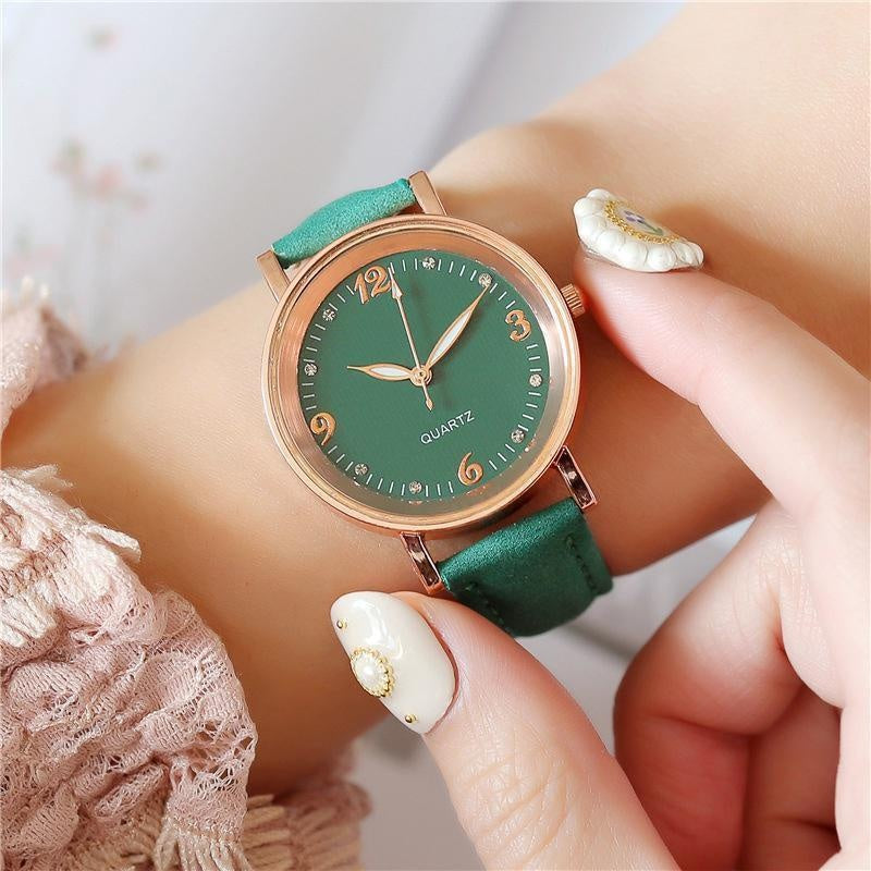 Women's watches with leather straps, luxury watches, quartz watches, casual wristwatches for women