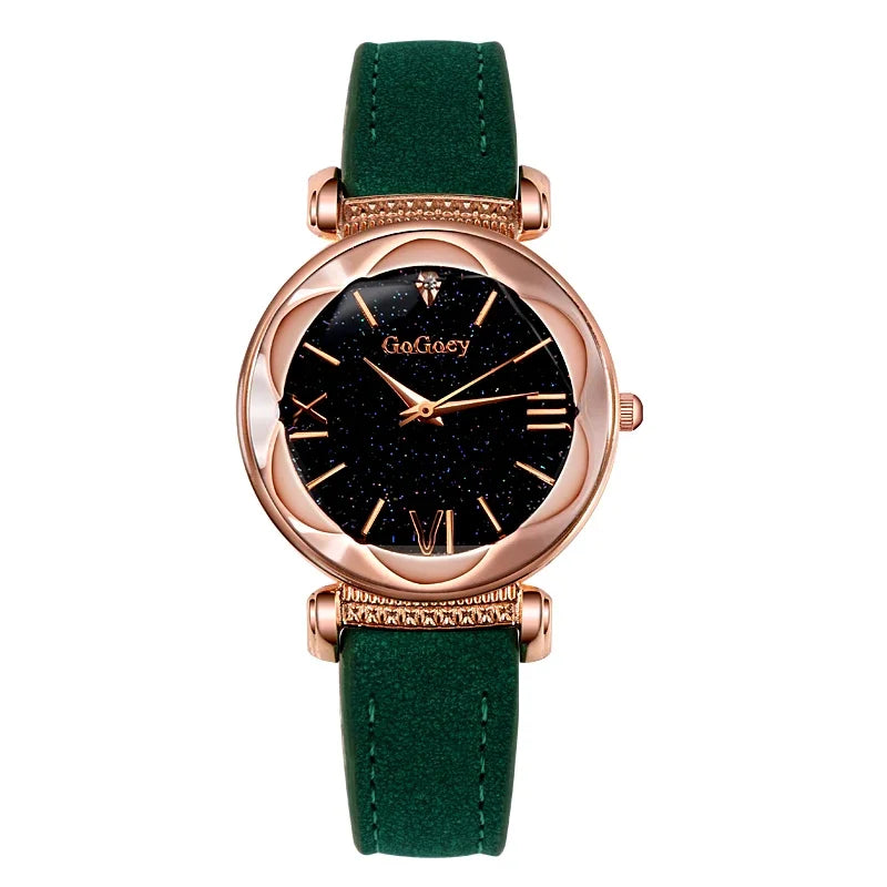 Femmes montres Montre pour femmes dames ciel étoilé Quartz Montre-bracelet Montre Femme Reloj Mujer Horloges Vrouwen Relógio horloges