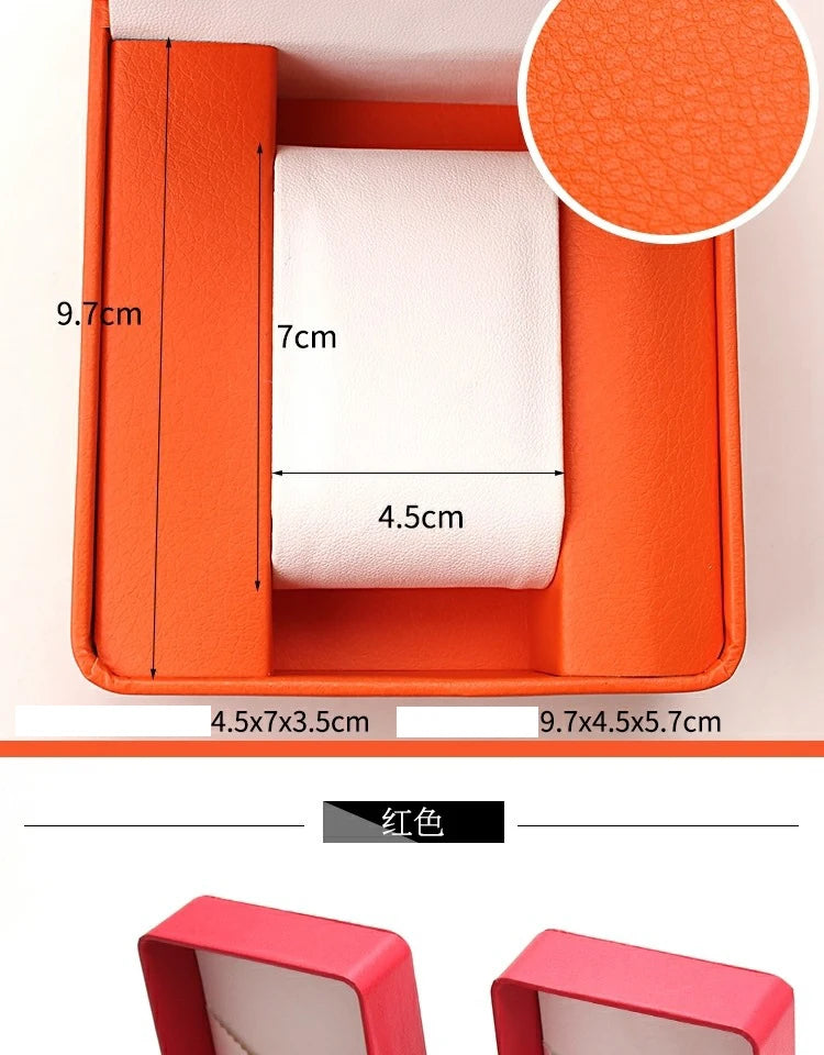 Boîte de rangement de montre en PU pour homme, vitrine de montre unique, support de montre-bracelet, bijoux de voyage, cadeau d'évaluation