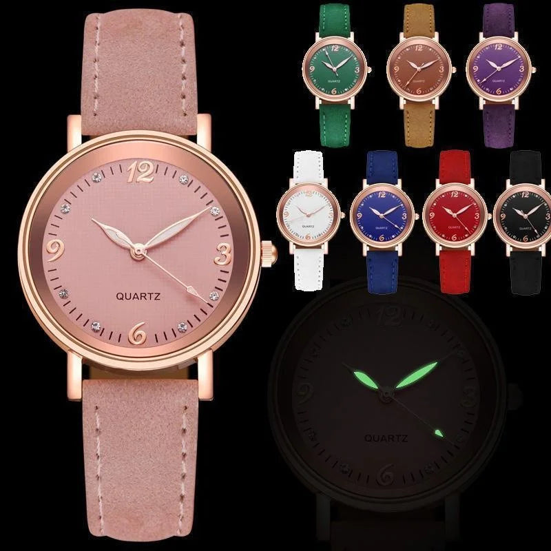 Montres pour femmes bracelet en cuir montres de luxe montre à Quartz montre-Bracelet décontractée pour les femmes