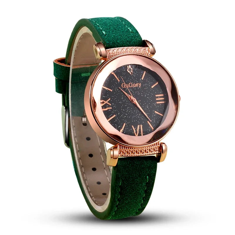 Femmes montres Montre pour femmes dames ciel étoilé Quartz Montre-bracelet Montre Femme Reloj Mujer Horloges Vrouwen Relógio horloges