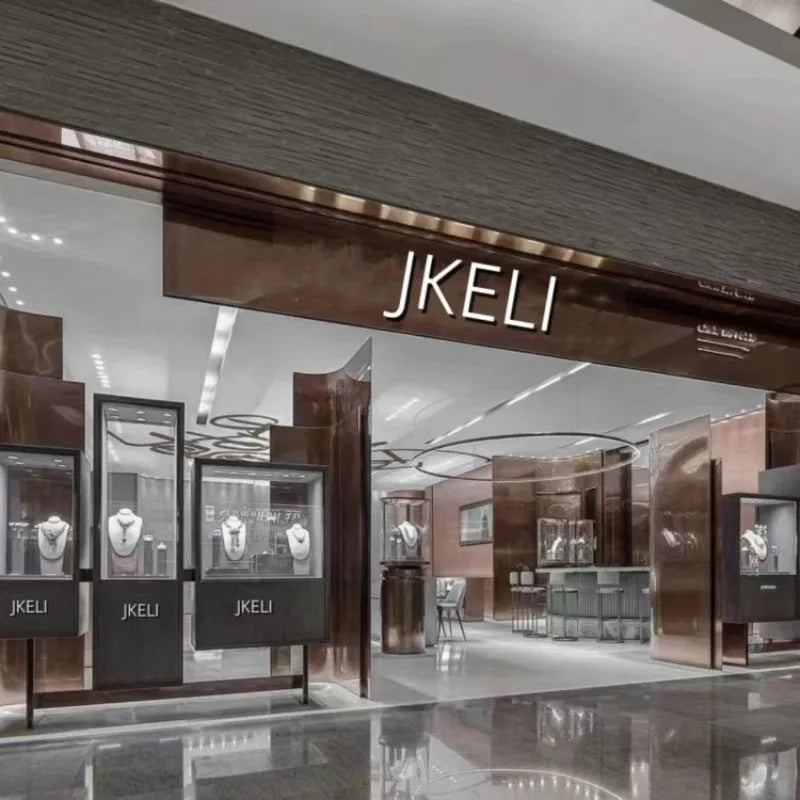 Jkeli – collier en argent Sterling 925 plaqué or 18 carats, chaîne de clavicule en Zircon scintillant unique pour femmes, bijoux de mariage