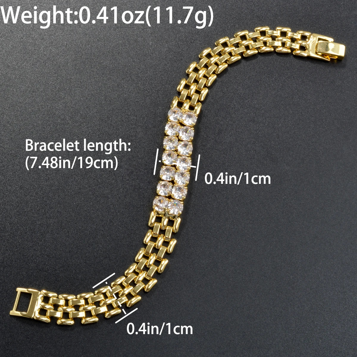 Bracelet double couche femme – Œil porte-bonheur et cristal, bijou élégant pour fête et cadeau