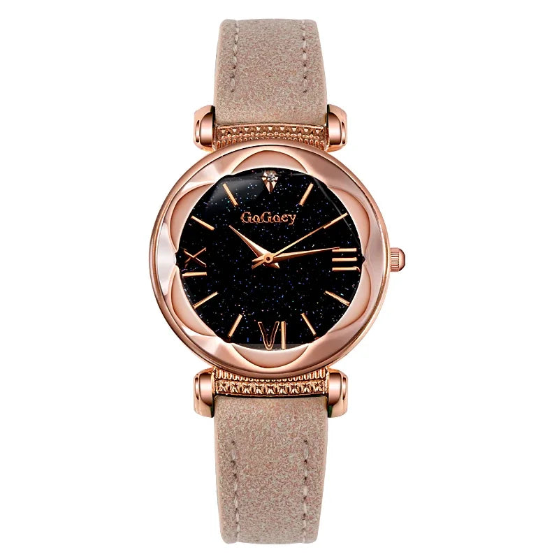Femmes montres Montre pour femmes dames ciel étoilé Quartz Montre-bracelet Montre Femme Reloj Mujer Horloges Vrouwen Relógio horloges
